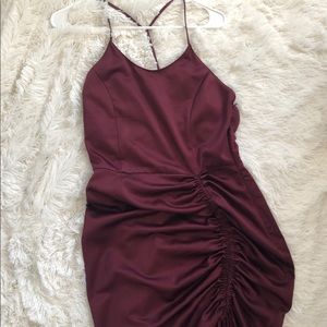 Nasty Gal Ruched Dress